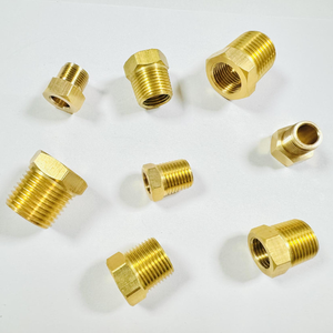 Brass <span class=keywords><strong>Reducer</strong></span> Hex ỐNg Lót Adapter Brass phù hợp 1/8 NPT Nam để nữ chủ đề - Product Image 5