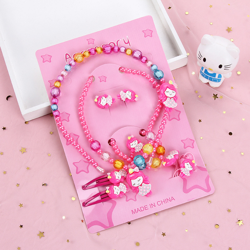 Set 10 pz ragazza capelli rossi