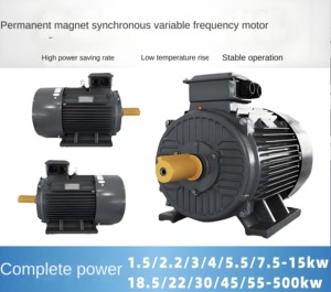 Ad alta potenza tre/due-fase AC servomotore risparmio energetico rame puro sincrono frequenza variabile per pompa dell'acqua velocità del motore