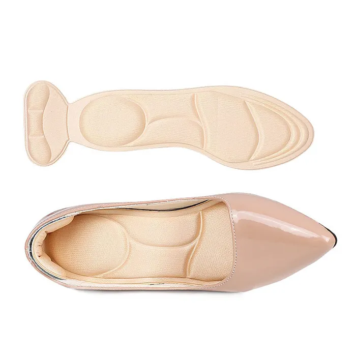 99insole New Lady High Heel Pad Sweat Breathable Cushioning Soft Comfortable Sponge Massage Insole Memory Foam shoe insoles