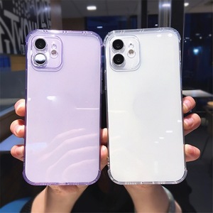 สีลูกกวาดโปร่งใสTPUสําหรับiPhone 15 14 12 11 13 Pro Max <span class=keywords><strong>7</strong></span> 8 Plus X XR XS Max <span class=keywords><strong>7</strong></span> แฟชั่นกล้องป้องกัน<span class=keywords><strong>Shell</strong></span>