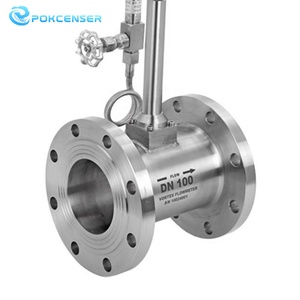 Pokcenser OEM 4-20ma salida Hart alta temperatura aire gas vapor CO2 vortex caudalímetro