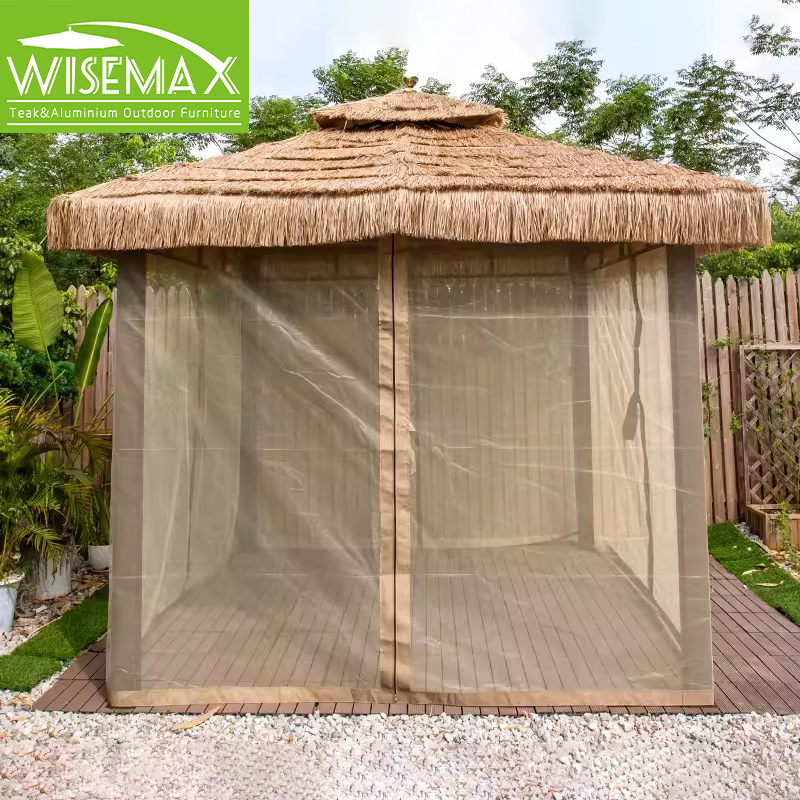 300*300cm avec rideau en tissu