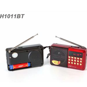 תקשורת אלחוטית bt רדיו joc h1011bt עם tf/usb/aux, פלט אודיו מחשב & סוללה 18650 ארוך-האחרון