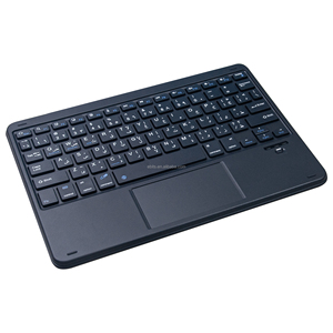 Teclado Bluetooth compacto y portátil universal de fábrica con panel táctil para Windows/IOS/Android