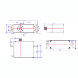 HLS3612-C001, 7,4 В, 12 кг, металлический корпус - Product Image 6