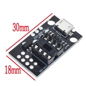 ATtiny13A / ATtiny25 / ATtiny45 / ATtiny85 Pluggable <strong>ATTINY</strong> Development Programming Bare Board - Product Image 2