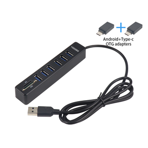 <strong>USB</strong> Hub for Laptop <strong>PC</strong> Computer <strong>USB</strong>-A 2.0 to USB3.0*3 4 Ports Splitter/ <strong>Usb</strong> to SD/TF OTG Adapter - Product Image 5