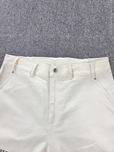 Heavyweight hàng hóa Eo Vòng quần Twill bông vá nút quần đồng bằng thêu Workout quần cho người đàn ông - Product Image 3