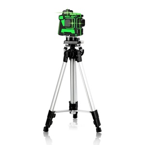 OEM Alta Precisão Outdoor Indoor tripé 12 Nível A Laser Auto Nivelamento 360 Graus Rotary 16 Linhas 3d 4d Feixe Verde Nível A Laser