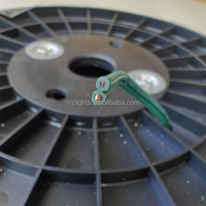 MZ Lights 18 Gauge Cable de extensión de 250 'Carrete de alambre con cremallera verde para exteriores para C9 C7 Luces de Navidad Luces de cadena - Product Image 6