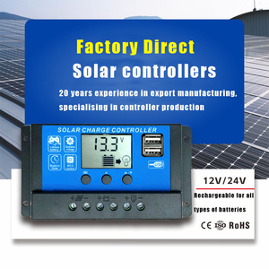 New Wholesale Solar Lithium Battery <strong>Controller</strong> <strong>Pwm</strong> Blue Model 10a20a30a Support Lead Acid Gel Battery - Product Image 3