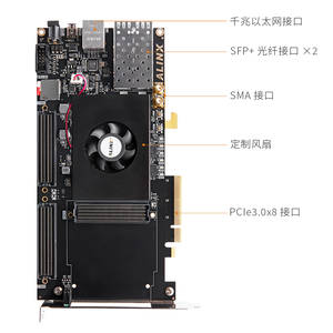ALINX Xilinx Kintex UltraScale PCIE FMC XCKU040 FPGA开发板黑金Linux操作系统 - Product Image 5