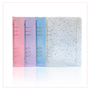 A5 A6 Carpeta de archivos de plástico Carpeta de presupuesto Cuaderno Planificador Organizador Planificador Recargable transparente Carpeta de archivos PP para documentos - Product Image 3