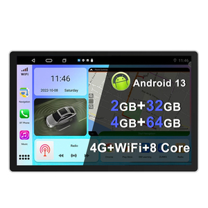Autoradio universale lettore Android 13 13.1 pollici 2 Din Touch Screen Carplay 4G WIFI AI FM BT 8 Core GPS Stereo - Product Image 1