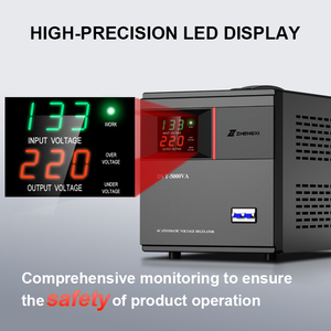 DVT Single-Phase 220V Automatic Voltage Regulator 1kva 2kva 3000VA LCD Display DVT-<strong>1000VA</strong> 2000VA 3000VA Voltage <strong>SVC</strong> Ac - Product Image 2