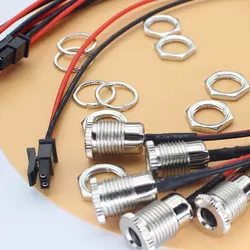 Ổ Cắm Dc Với Dây Dc-099 Có Ren Gắn Bảng Điều Khiển Dc099 12V 2.5 5.5 2.1 5.5X2.1 Mm Ổ Cắm Cái Đầu Nối Giắc Dc Nguồn Máy Tính Xách Tay - Product Image 3