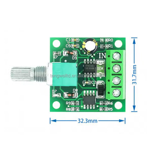 DC 2A PWM Motor drehzahl regler 1.8 V-15V Niederspannung regelung 1803BK Schalter funktion - Product Image 4