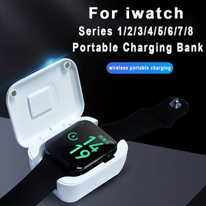 ที่ชาร์จแบบไร้สายขนาดเล็กสำหรับ iWatch เครื่องชาร์จนาฬิกาอัจฉริยะแบบไร้สายสำหรับ Apple Watch