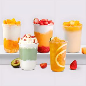 RUILIカスタム使い捨てプラスチックPPカップ (お茶、コーヒー、アイスクリーム、ソーダ、ボバ、ミルクセーキ包装用) - Product Image 4