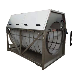 用于鲶鱼/虾/蟹养殖水处理的大容量槽式不锈钢转鼓过滤器 - Product Image 1