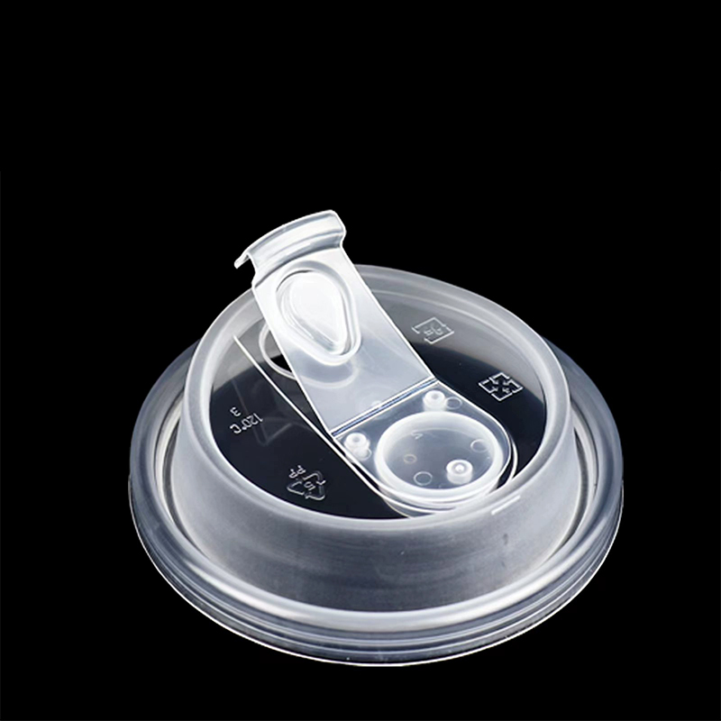 90mm Clear Frosted split leak proof lid