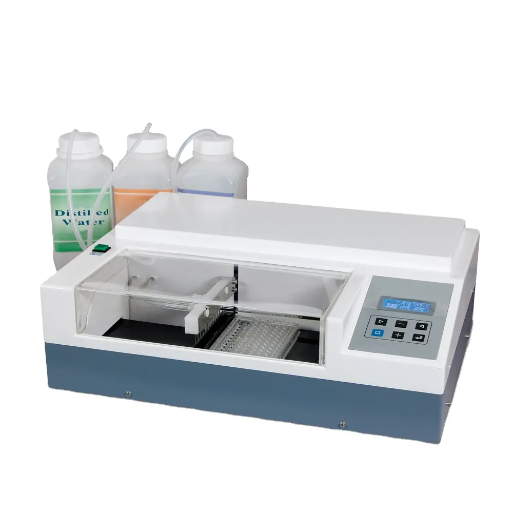 Lab ELISA mikroplaka yıkayıcı DNX-9620 biyokimyasal analiz 48 Wells 96 Wells mikroplaka yıkayıcı