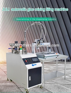 Otomatik 2 parçalı epoksi reçine AB tutkal dağıtım robotu makine bilgisayar servis robotları için kontrollü vakum saksı - Product Image 3