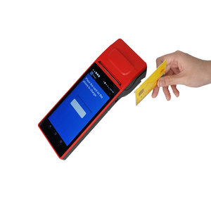 GOODCOM Android термопринтер Бесплатная Sdk Портативная точка продажи новейшая Pos-машина с Nfc кард-ридером