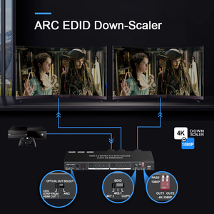 <strong>HDMI</strong> <strong>Matrix</strong> ARC <strong>4</strong> in <strong>2</strong> Out 4K Support 3D Rs232 4K Audio 4X4 4X2 Professional <strong>Matrix</strong> Switcher <strong>hdmi</strong> Audio Extractor