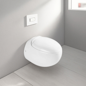 ห้องน้ำเครื่องเคลือบสีขาวแขวนผนังดีไซน์ทันสมัยสำหรับบ้านและโรงแรมห้องน้ำหนึ่งชิ้นห้องน้ำห้องสุขาเซรามิก - Product Image 1