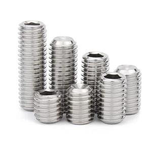 Yüksek kalite M3 M4 M5 M6 DIN913/ISO4026/ASME/ANSI B18.3-14 paslanmaz çelik altıgen soket vidalar düz nokta metrik sistemi ile - Product Image 3