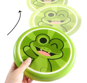 Özelleştirilmiş Pu yumuşak uçan diskler Saucer açık çocuklar yetişkinler kamp oyunları yaz plaj spor oyuncakları Frisbeed - Product Image 1