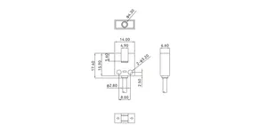 Sensore di automazione laser ottici fotoelettrici a infrarossi basati sulla teoria dei sensori ottici - Product Image 3