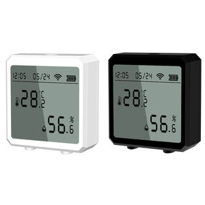 Termómetro digital higrómetro de alta calidad con sensor de temperatura y humedad WiFi, dispositivo de alta calidad, 2 unidades - Product Image 1