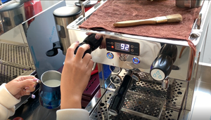 Büro handliche Maquina de Cafe Astoria Espresso maschine Kaffee Auto halbautomat ische Rotations pumpe Java und Milch auf schäumer Retro China