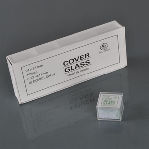 Cubierta de vidrio para microscopio de laboratorio, cubierta deslizante, cubierta de vidrio - Product Image 5