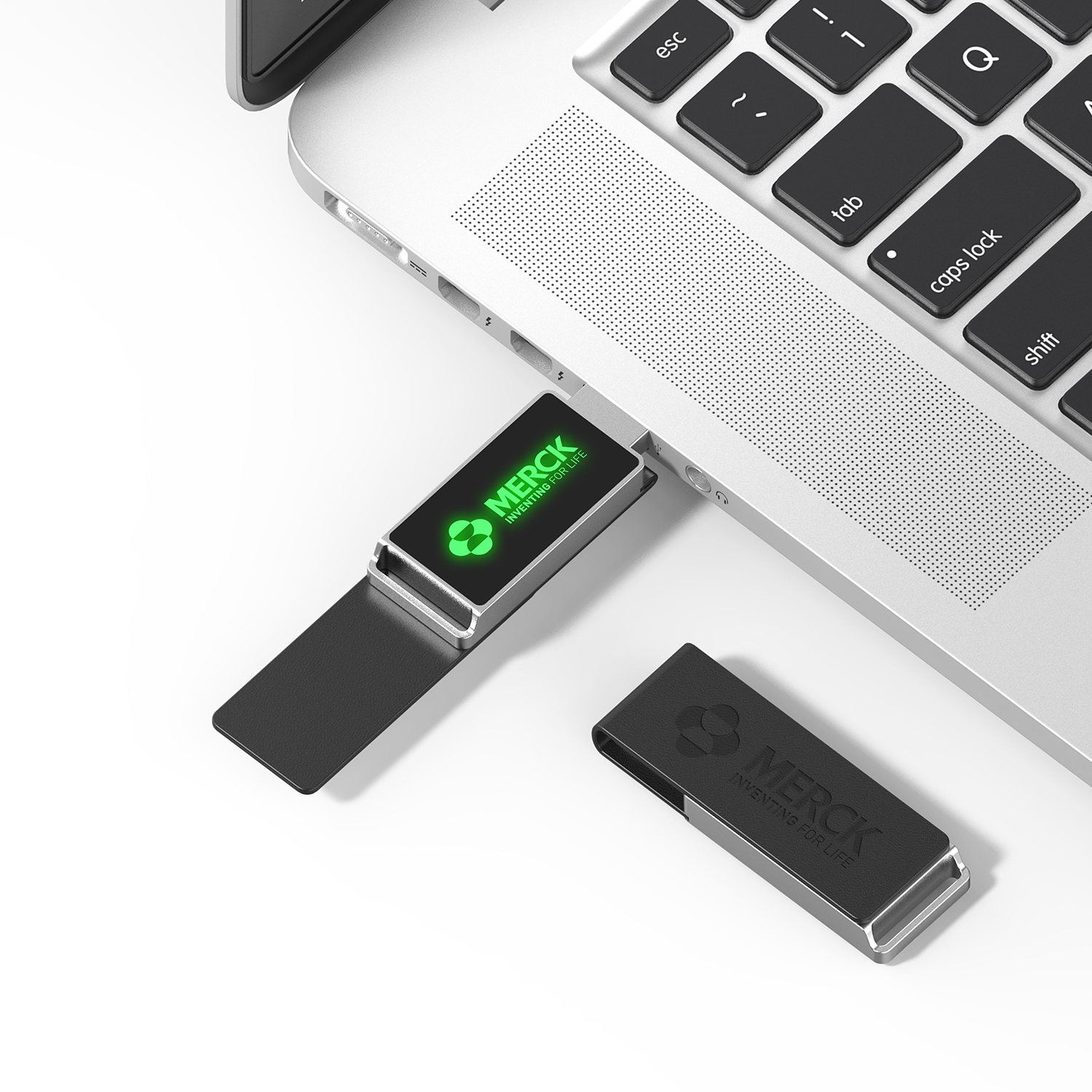 迷你金属u盘闪存带发光二极管照明定制标志8gb 16GB Pendrive Cle u盘UL62皮革纪念u盘结婚礼物 - Product Image 5