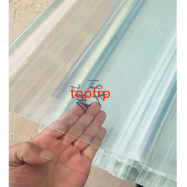 Feuille de toit en plastique ondulé, pp, pas cher, en Fiber de verre, protection solaire