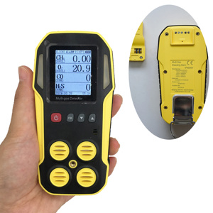 Rilevatore Multigas portatile con pompa di campionamento del gas esterna H2S CO O2 LEL 4 monitor del gas - Product Image 2