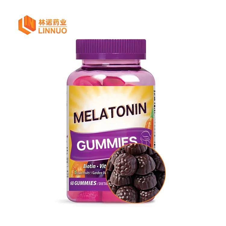 melatonin gummies sugar-free manufacturer dietary supplement candy private label sleep gummy