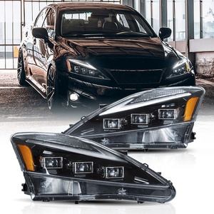 VLAND ไฟหน้า LED สำหรับ Lexus,ไฟหน้าตามลำดับสำหรับรถยนต์ Lexus 2006 2012 ISF IS250 IS350สีฟ้าเป็นสีขาว IS300-IS400 - Product Image 1