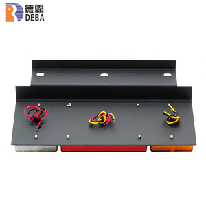 Factory High Quality IP67 Waterproof <strong>12V</strong> 24V Rear Combination Light 60 <strong>LEDs</strong> with Iron Plate for Trucks - Product Image 2
