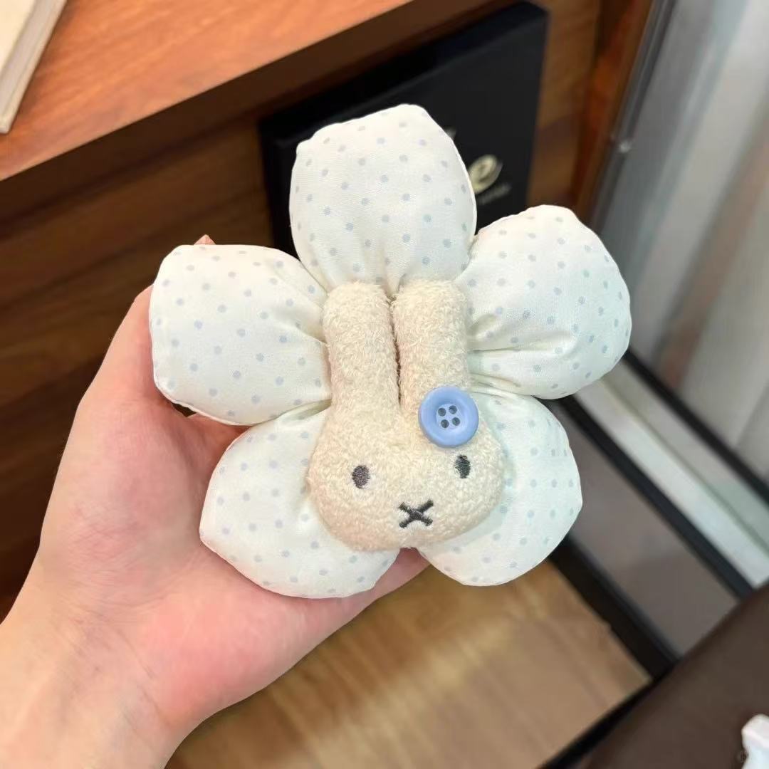 Miffy rabbit hair tie-blue