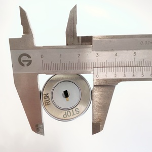 Otel ve Villa asansörler Cop Lop asansör parçaları için Modern stil çelik asansör anahtar anahtarı düğmesi - Product Image 2
