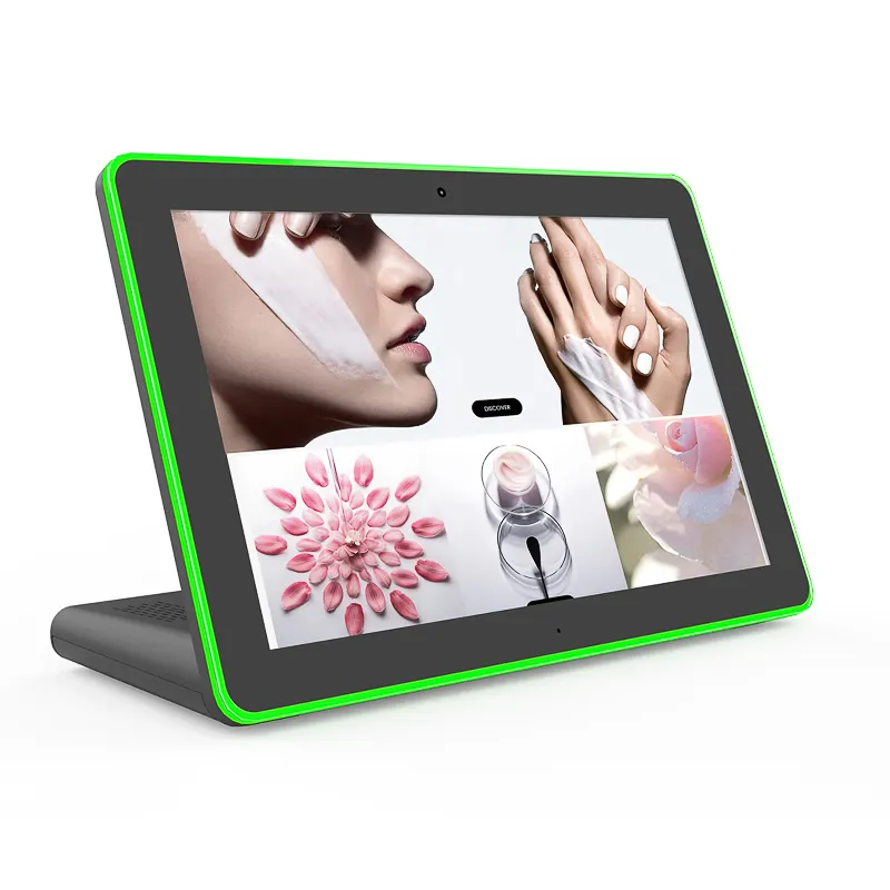 Factory Price 10.1 Inch L-type Desktop Android Tablet Pc Wholesale Android 11 Ips Screen Digital Signage L Shape Android Tablet