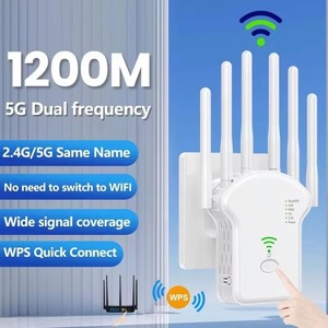 U13 Dual-Band 1200Mbps 300Mbps yeni ev ağ amplifikatör QoS AP USB VPN VoIP 4G 5G WEP Modem tekrarlayıcı 2.4G WiFi sinyal güvenlik duvarı - Product Image 5