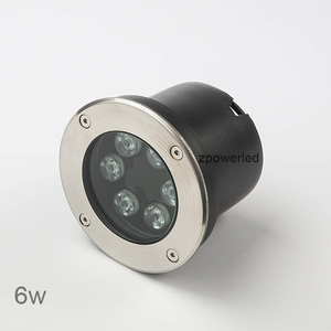ภูมิทัศน์ไฟใต้ดินแบบฝังฝังใต้พื้นกลางแจ้งแบบฝังฝังลึก512 DMX RGB 6W แรงดันต่ำสำหรับต้นไม้ - Product Image 2