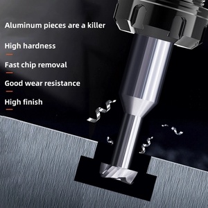 Alüminyum t-yuvası freze kesicisi parmak freze çakısı D8 frezeler karbür 4 flüt için HRC58 karbür kesici karbür freze kesicisi - Product Image 2