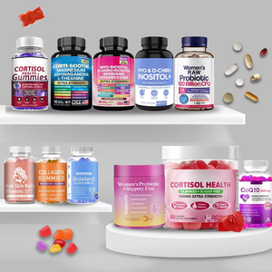 OEM 900mg şekersiz ashashandha magnezyum Folate Vitamin B12 kortisol Gummies takviyeleri hormon yetişkinler için hamile kadınlar - Product Image 4